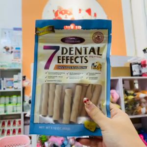 Xương gặm phô mai sạch răng thơm miệng cho chó 7 Dental Effects