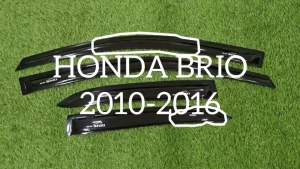 กันสาด คิ้วกันสาด คิ้ว กันลม ดำทึบ ฮอนด้า บริโอ้ รุ่น 5ประตู Brio ใส่ร่วมกันได้ทุกปี A
