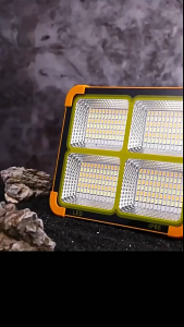 solar Camping Light outdoor waterproof Buy 1 Take 1 Emergency Flood lamp with solar panel 8000W USB Rechargeable Portable for SOS Warning Hiking Outdoor Work Camping Building Garage Power Outage Night Fishing Handheld Light