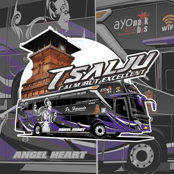 Stiker Bus Keren Trans Jawa Dan Sumatra 5pcs Stiker Lazada Indonesia