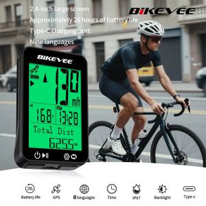 Newest Multifunction GPS Wireless Bike Computer LCD Screen Multi-Language Waterproof Bicycle Speedometer Odometer Stopwatch