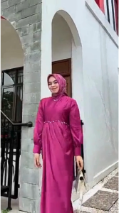 Gamis Pesta Muslimah Kondangan gaun bridemaids CHAFIRA