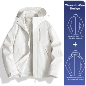XUEFENGLANGYIN | Lightweight Waterproof 3-in-1 Fashionable Outdoorsy Jacket
