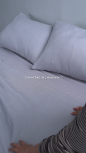 Soft Sewn Bamboo Fitted Sheet Only Fully Garterized Cooling Bamboo Blend Lightweight Wrinkle-Resistant (Single Double Queen King)