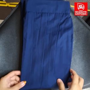 Rok rempel panjang smp negeri warna biru