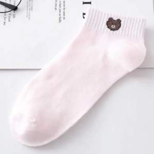 ถุงเท้าข้อสั้นหมี (พร้อมส่งจากไทย)