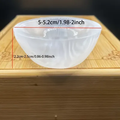 1pc Selenite Plate Stone Natural Gemstone Crystal Bowl Home Decor Perfect For Weddings Birthdays Anniversaries