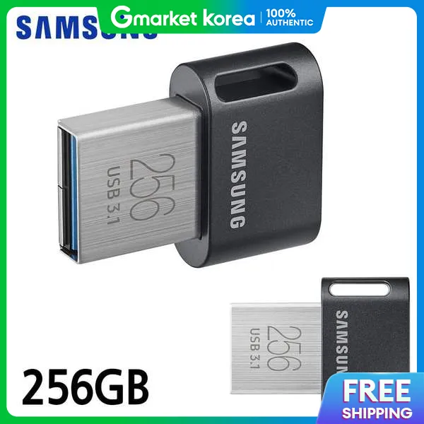 Samsung | Samsung Electronics Fit Plus USB 3.1 Flash Drive (Muf-Ab) 256Gb USB Memory USB Storage Device USB