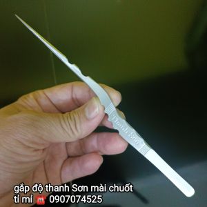 1 Nhíp độ thanh Sơn Hoa Văn đã Mài chuốt kĩ càngđẹp như hình ngành ráy tai