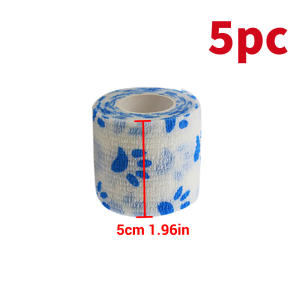 Self adhesive bandage bag 2 inch X 5 size sports tape suitable for ankle and wrist elastic self-adhesive white sports bandage