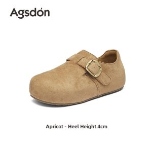Agsdon | Thick Sole Inner Height Increasing Womens Shoes