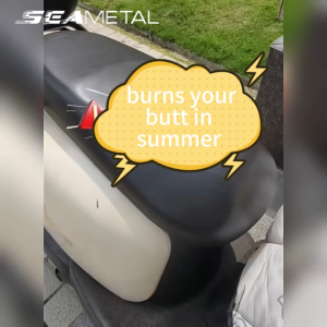SEAMETAL Electric Scooter Seat Pad Breathable Airflow Shock Absorption Comfort Cushion