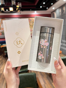 ถ้วยน้ำไททาเนียมแท้สำหรับผู้หญิง ถ้วยน้ำรักษาความเย็นขนาดเล็กพกพาสะดวก ถ้วยน้ำรักษาความร้อนแบบใหม่ ของขวัญวันเกิด