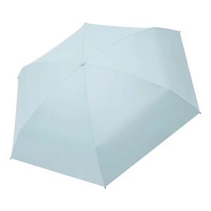I-FASHION Mini Five-fold Umbrella Black Glue Sunscreen UV Protection Umbrella Pocket Umbrella