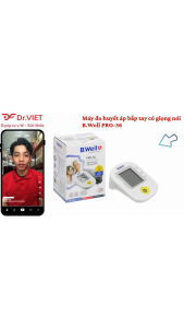 Máy đo huyết áp bắp tay có giọng nói B.Well PRO-36