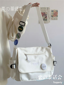 Korean Ins Style Bag Versatile Artistic Street Shooting Shoulder Messenger Bag Male Trendy Student Class Commuter Messenger Bag Female