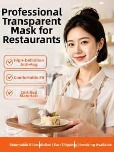 Food-Grade Protective Mask Anti-Spatter