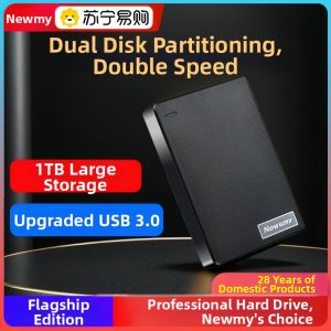 Newman Upgraded External Hard Drive 1T Mechanical High Speed Game Large Capacity for Computer USB 3.1 OTG ABS Engineering Plastic
