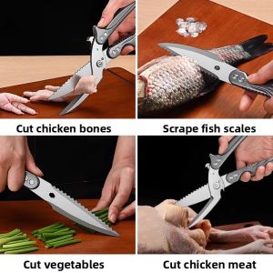 plys | Multifunctional Heavy Duty Kitchen Shears for Cutting Poultry Bones and Fish