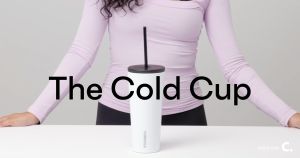 Corkcicle Cold Cup 24oz - Insulated Tumbler with Straw