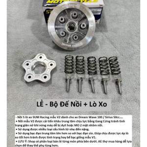Đế Nồi Sum Racing 5 Lò Xo Cho Dream Wave Chính Hãng Mẫu Uma | Bộ Nồi Độ 5 Lò Xo | Bộ Côn 5 Lò Xo Cho Dream Wave