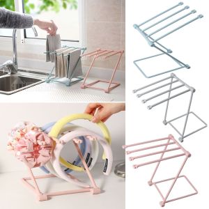 DISHONORSTORE76RE2 Multifunctional Foldable Display Racks Trendy Hair Hairpins Accessories Hair Hoop Storage Rack Headband Holder Hair Bow Storage Water Cup Rack Women