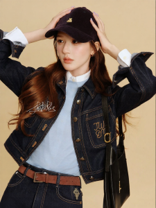 TEENIE WEENIE | Retro Jacket and Flared Pants Set for Autumn