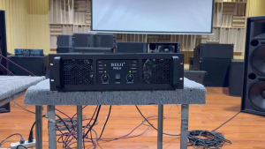 3U High Power Amplifier 2000W x 2 Channels: Professional Stage Performance DJ Live Outdoor
