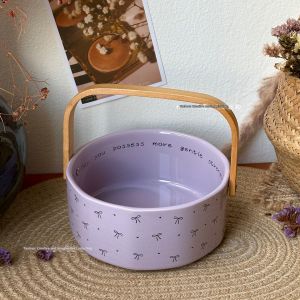 Home Decor Ceramic Fruit Basket