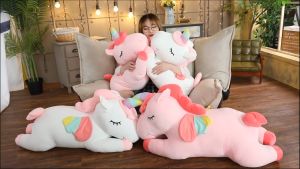NIKO 40cm Unicorn Stuffed Toy Unicorn Doll Pillow Rainbow Pony Plush Toy for Girls Boys Kids Gift
