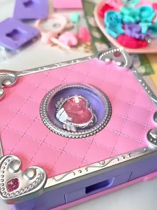 HAHATOY Mesin Stiker DIY Mainan Gantungan Kunci Mainan Edukasi Stiker DIY Buku Fantasi untuk Anak