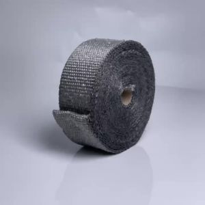 5cm * 5m Băng Keo Nhiệt Cho Ống Xả Xe Máy Với Dây Buộc Bằng Thép Không Gỉ Quấn Nhiệt Bảo Vệ Ống Xả Phụ Kiện Xe Máy