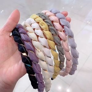 Bando Korea Dewasa Kepang Lilit Model Spiral Bandana Wanita Aksesoris Rambut Perempuan AK284