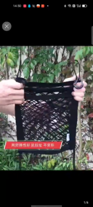 Stretchable Nylon Mesh Net Dog Car Seat Storage Bag Auto Divider Elastic Universal Pocket Organizer