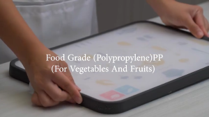 HOMEKING | Chopping Board Kitchen Board 316 Stainless Steel Cutting Board Mildew-Proof Antibacterial Kitchen Double-sided Cutting Board Kitchen 316 Stainless Steel Cutting Board 2cm Thick Dual-Sided Anti-Slip Design