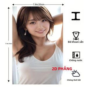 CIFbuy | ArtistOnCall Nghệ Thuật Treo Tường Bằng Kim Loại Hiện Đại 7.9"x11.9" Được Khoan Sẵn Dễ Treo Chống Thấm Nước Trang Trí Nhà Cửa Cho Phòng Khách Sân Vườn Quán Bar
