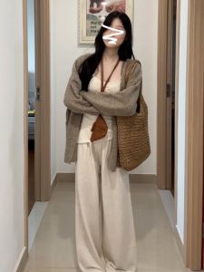 Homecore | Loose Soft Laid-back Knit Cardigan Sweater Jacket