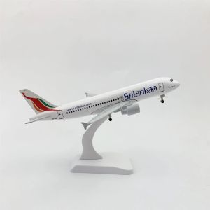 20cm Metal scale aircraft A320 Sreies Souvenir Plane Toy with Landing Gears Static Die-cast airplane Model Kit Collection