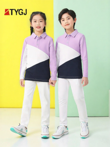 TTYGJ | Men Women Children Long Sleeve Polo Shirt