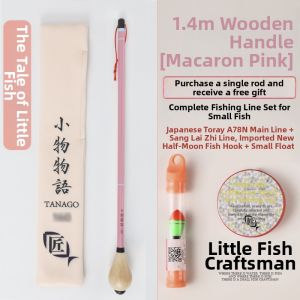 WLGZ | Compact Japanese-style Portable Fishing Rod for Small Fish Set