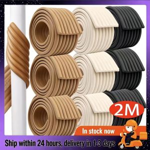 2M Thickened Self Adhesive Table Edge Anti-collision Strip / Table Corner Edge Guards Pad / 3D Soft Strip / Foam Bumper Free Tape / Furniture Corner Protector Strip / Baby Safety Edge Guard Strip