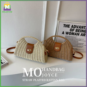 Women Crossbody Bags Handmade Woven Shell Tote Bag Stylish Straw Bag for Casual and Travel Needs