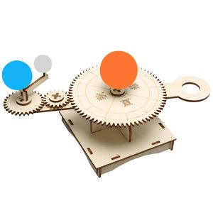 Moon Earth Sun three-sphere instrument DIY science and technology small production students astronomy children toys science experiment materials
