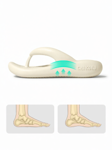 chikoku | Thick Sole Arch Support Flip Flops