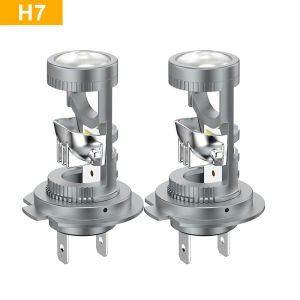 KEVANLY | 2pcs H7 H8 H11 9005 HB3 9006 HB4 LED Car Headlight Bulbs Projector Lens Canbus Fog Lamp DRL Day Driving Lamp 6000K White 12V