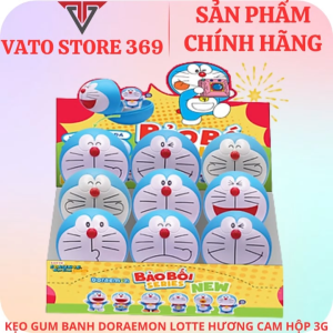 Kẹo gum LOTTE banh doraemon hương cam 3g