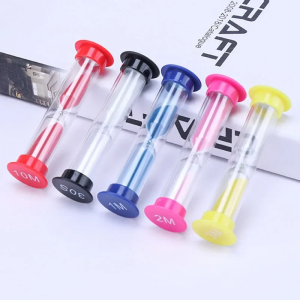 6PCS Sand Hourglass Teeth 2 Minutes Stitch Hourglass Child Tooth Brushing Hourglass Childrens Sand Watch Teeth Brushing Timer