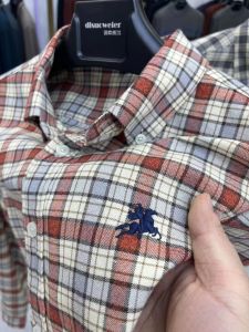 Classic Retro Plaid Long Sleeve Shirt Casual Embroidered Loose Men Women Clothing High Daily Wear Business Casual Fashion City Style