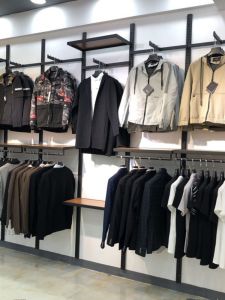 Clothing Store Shelf Display Shelf Wall Combination Shelf Mens Clothing Store Clothes Display Rack Womens Clothing Store Hanging Side Hanger