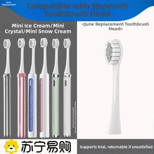 Early June Compatible Small Ice Cream XG31 BG31 KL5 Replacement Electric Toothbrush Heads Deep Cleaning Adult Specifications